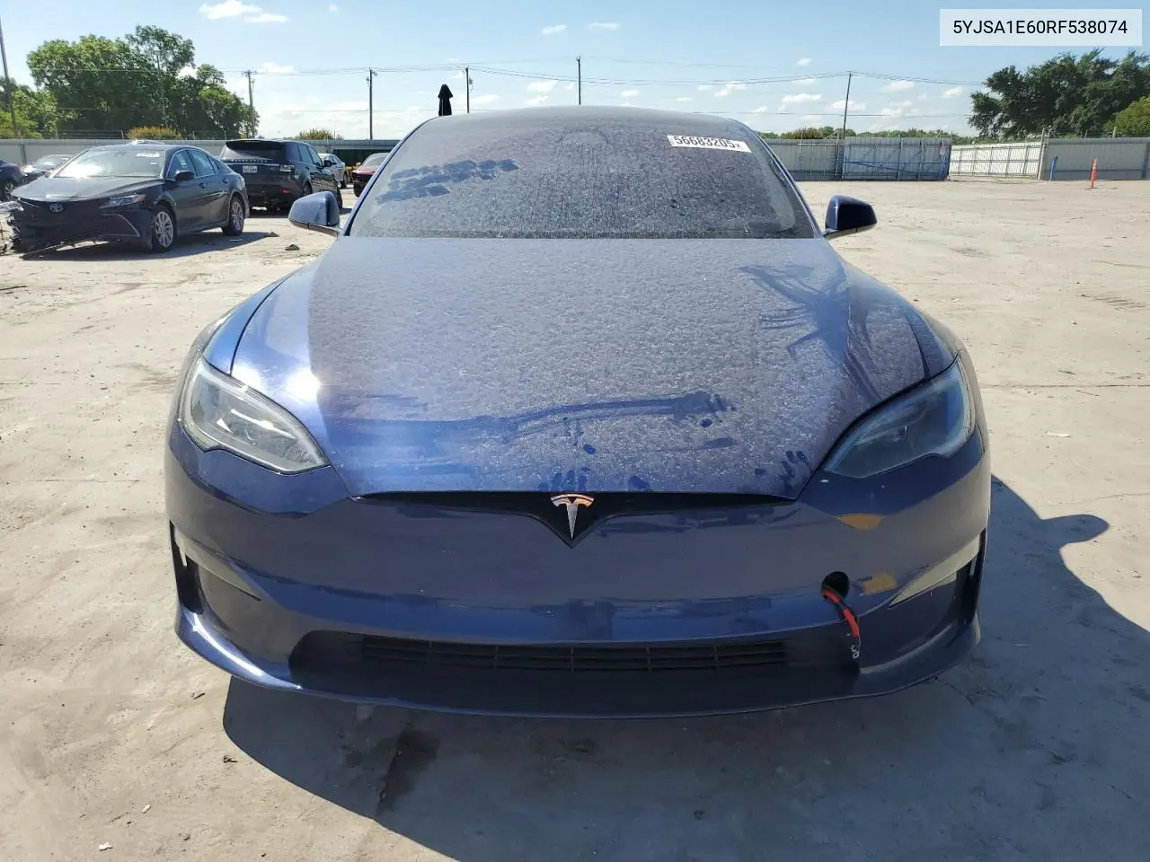2024 Tesla Model S VIN: 5YJSA1E60RF538074 Lot: 56683205