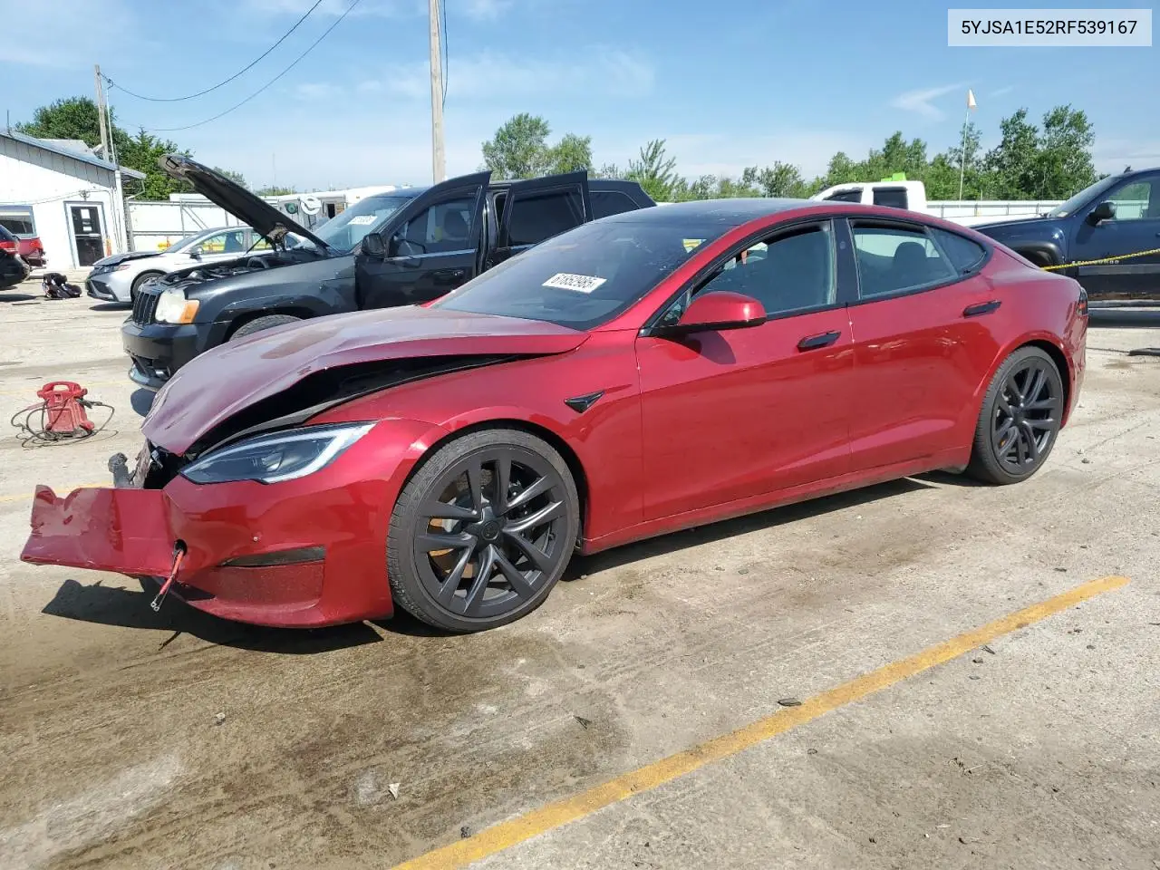 2024 Tesla Model S VIN: 5YJSA1E52RF539167 Lot: 61852985