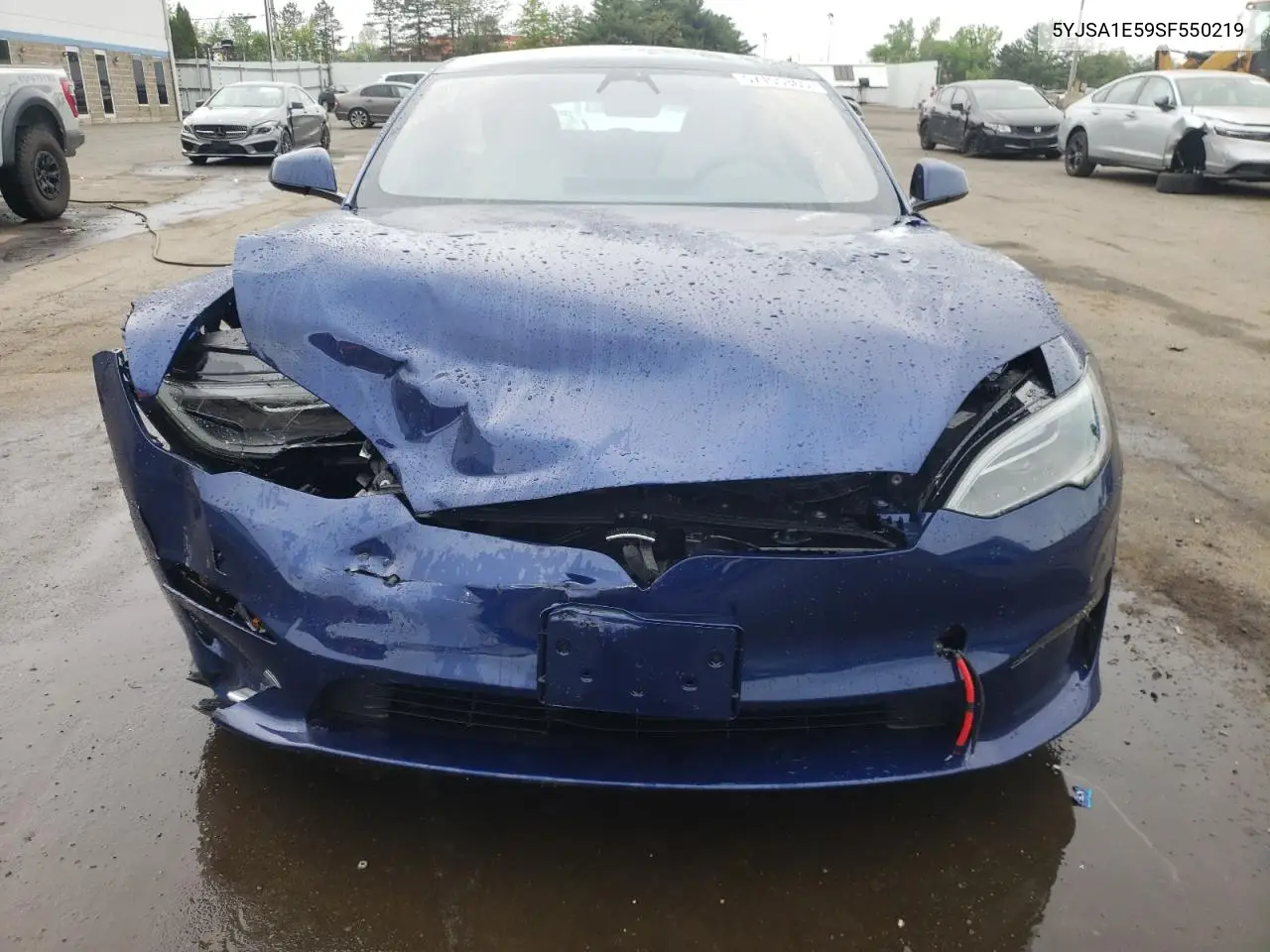 2025 Tesla Model S VIN: 5YJSA1E59SF550219 Lot: 57155365