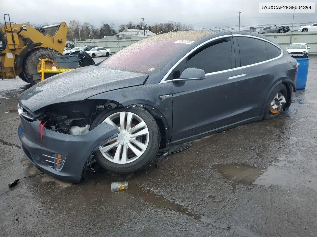 2016 Tesla Model X VIN: 5YJXCAE28GF004394 Lot: 52951315