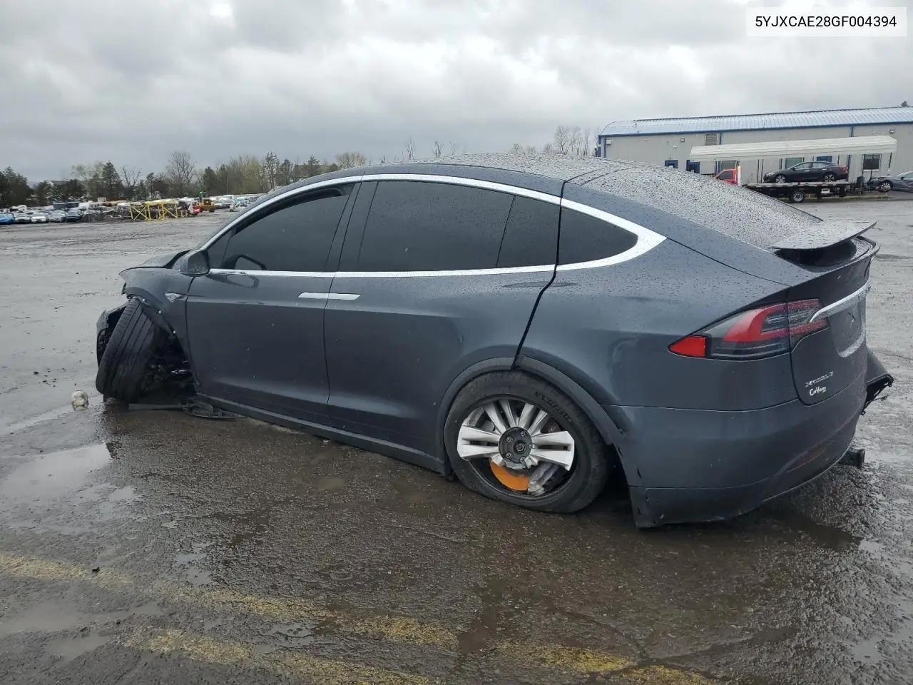 2016 Tesla Model X VIN: 5YJXCAE28GF004394 Lot: 52951315