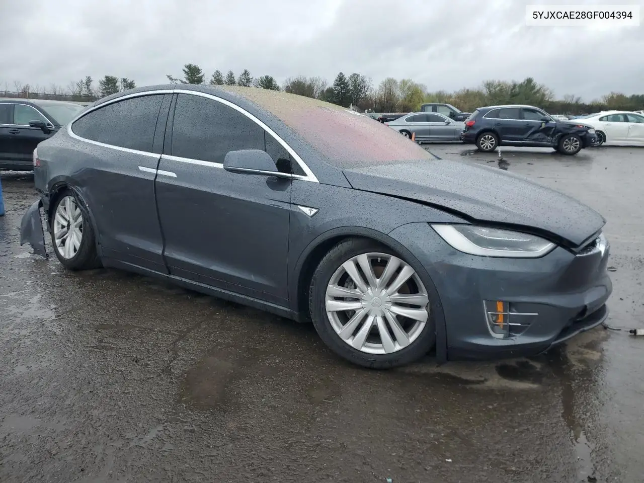2016 Tesla Model X VIN: 5YJXCAE28GF004394 Lot: 52951315