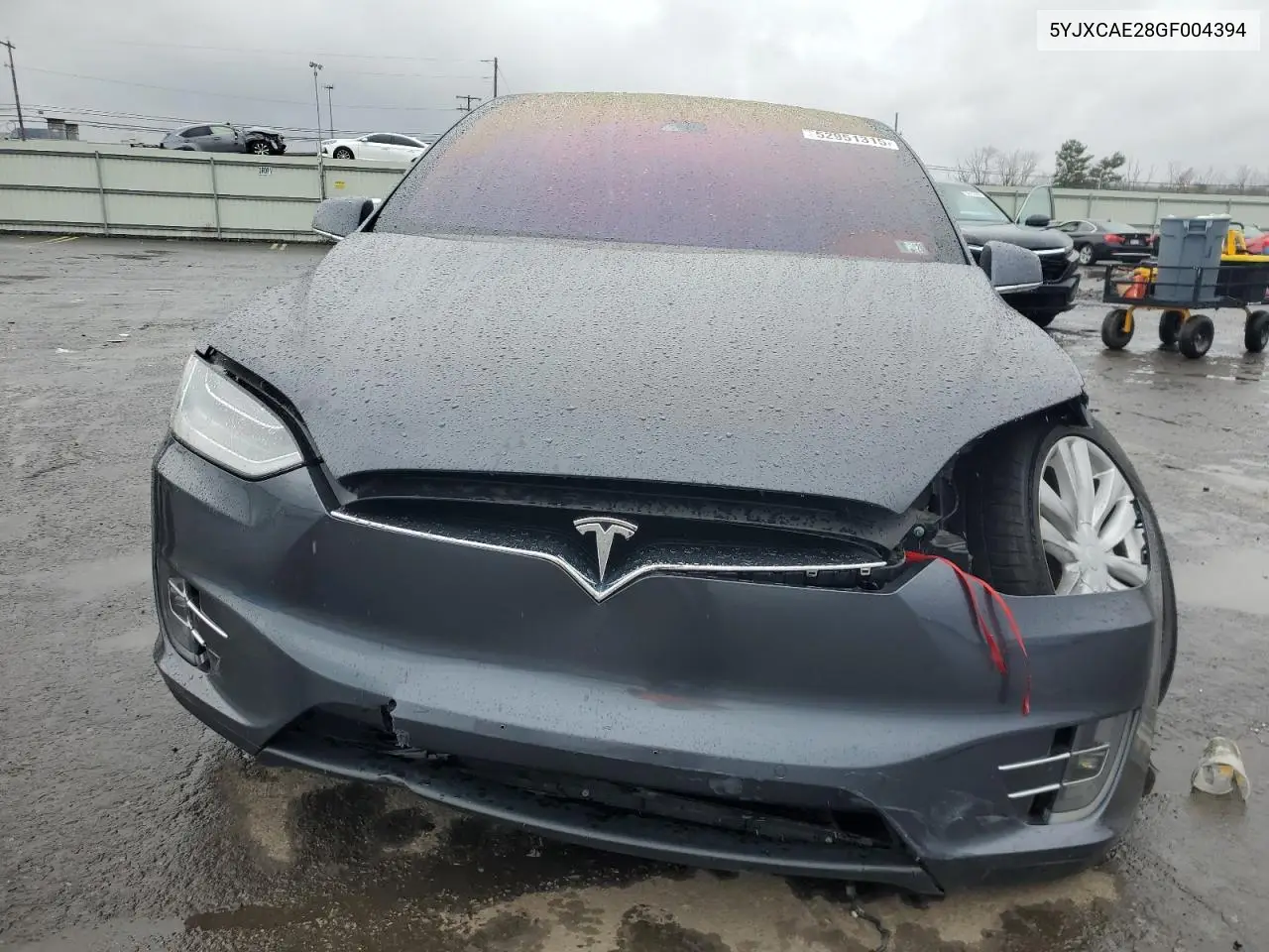 2016 Tesla Model X VIN: 5YJXCAE28GF004394 Lot: 52951315