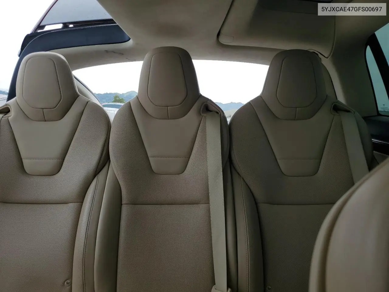 2016 Tesla Model X VIN: 5YJXCAE47GFS00697 Lot: 53167535