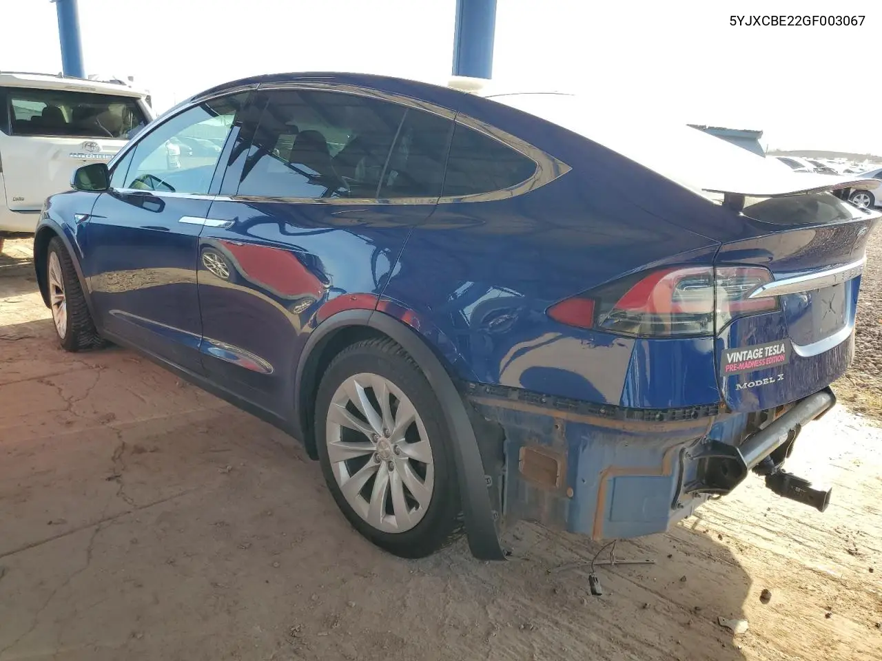 2016 Tesla Model X VIN: 5YJXCBE22GF003067 Lot: 56051345