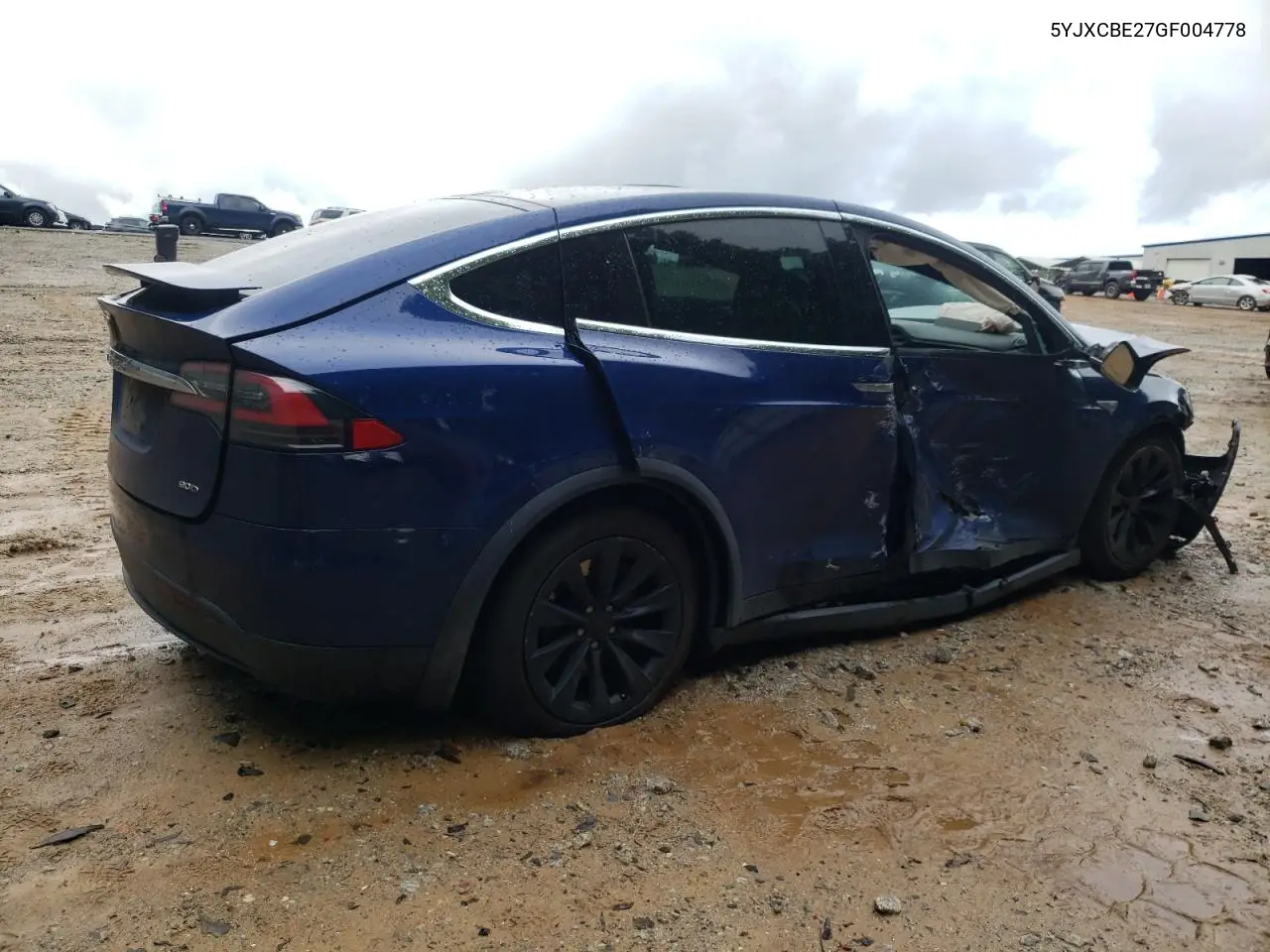 2016 Tesla Model X VIN: 5YJXCBE27GF004778 Lot: 56419965
