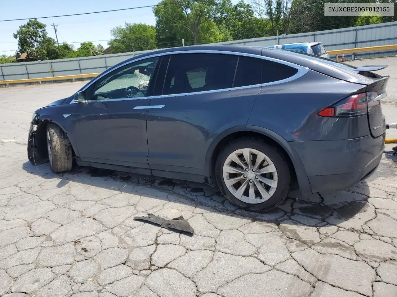 2016 Tesla Model X VIN: 5YJXCBE20GF012155 Lot: 57906175