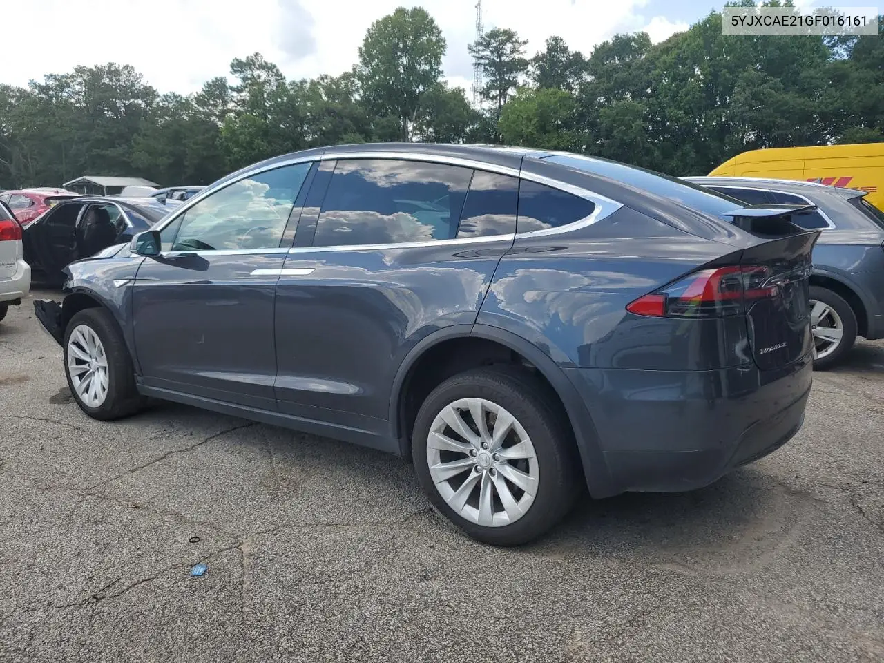 2016 Tesla Model X VIN: 5YJXCAE21GF016161 Lot: 61374195