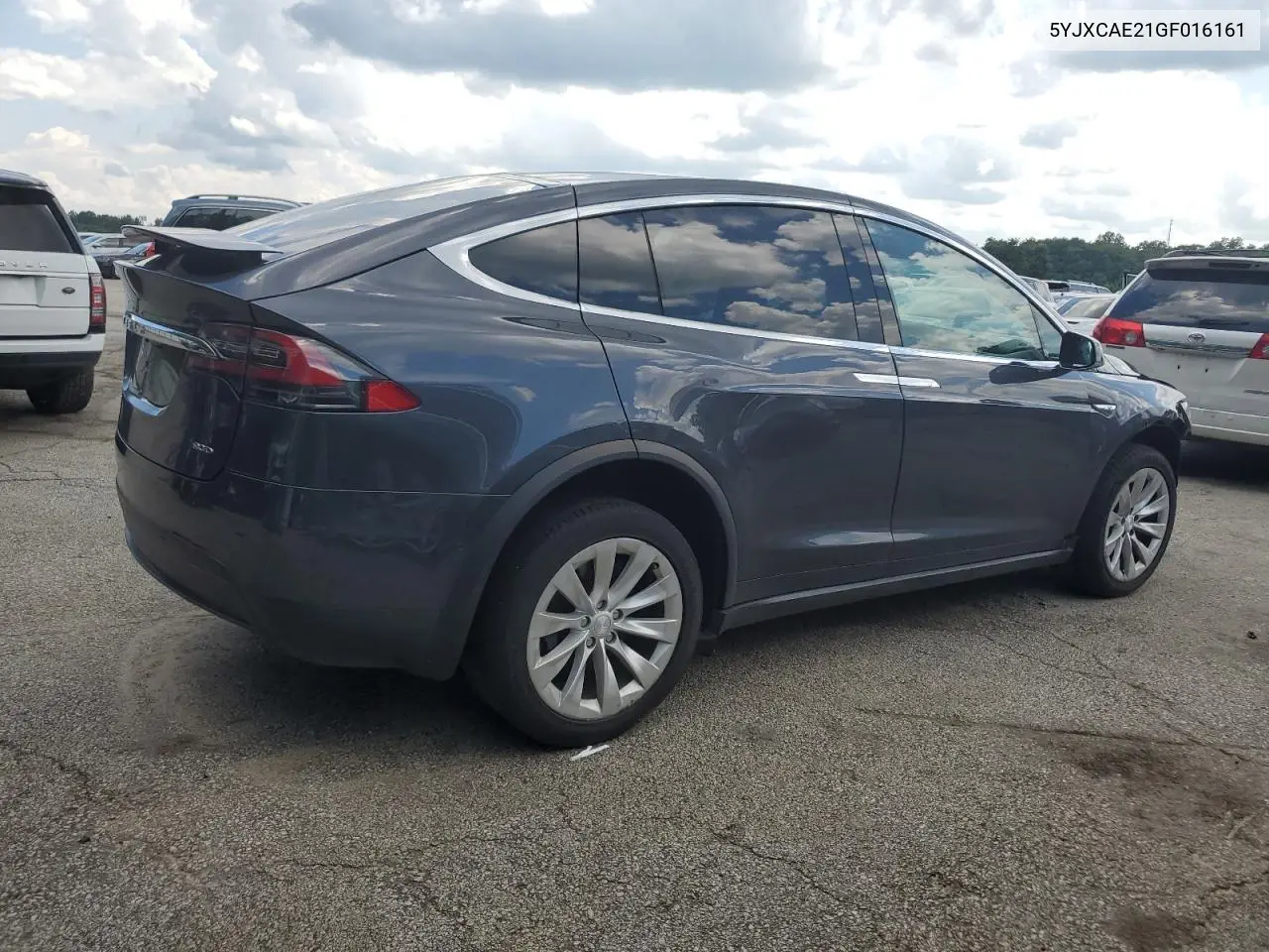 2016 Tesla Model X VIN: 5YJXCAE21GF016161 Lot: 61374195