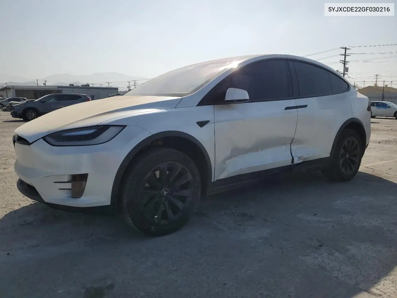 2016 Tesla Model X VIN: 5YJXCDE22GF030216 Lot: 61495605
