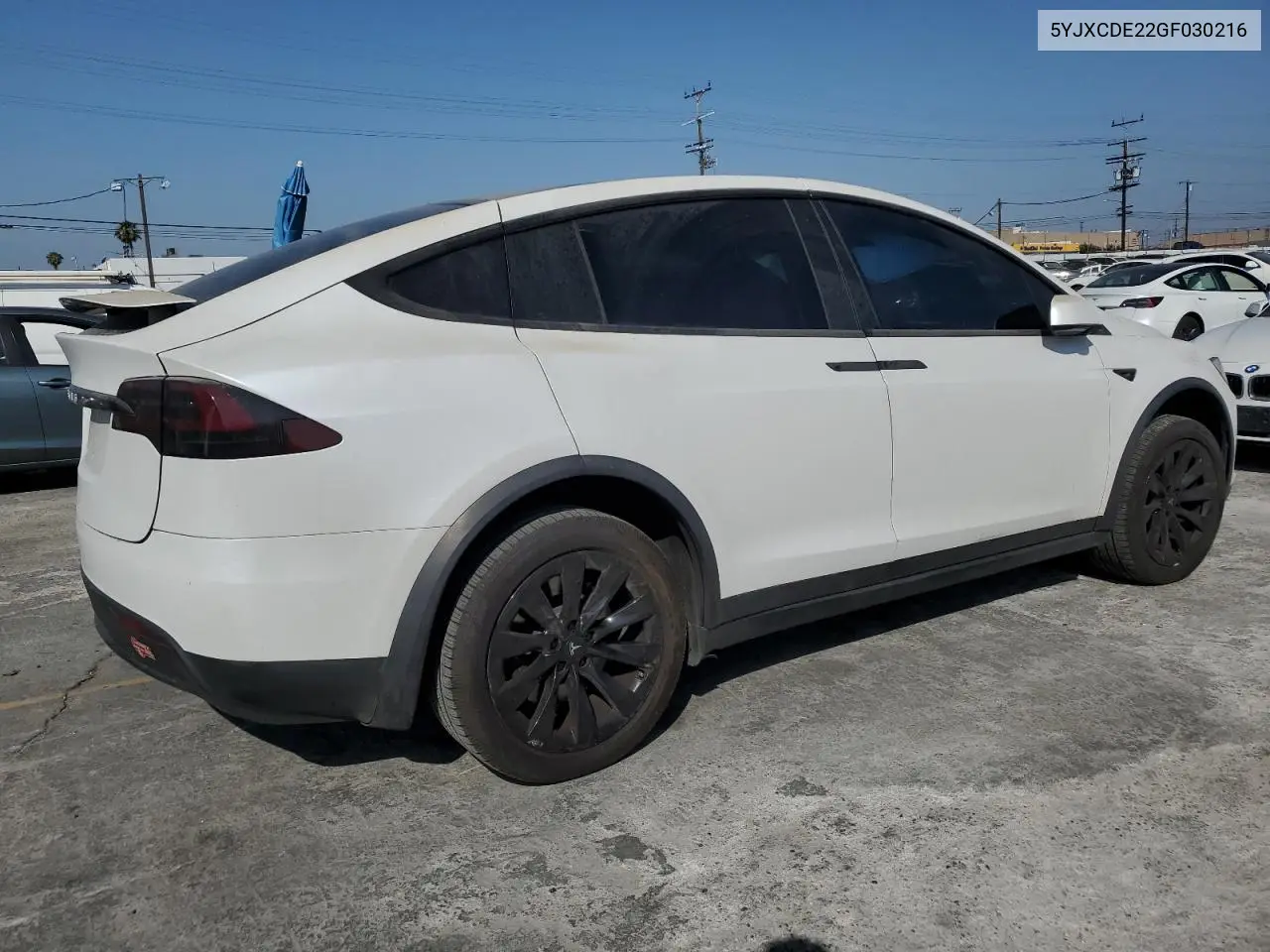 2016 Tesla Model X VIN: 5YJXCDE22GF030216 Lot: 61495605