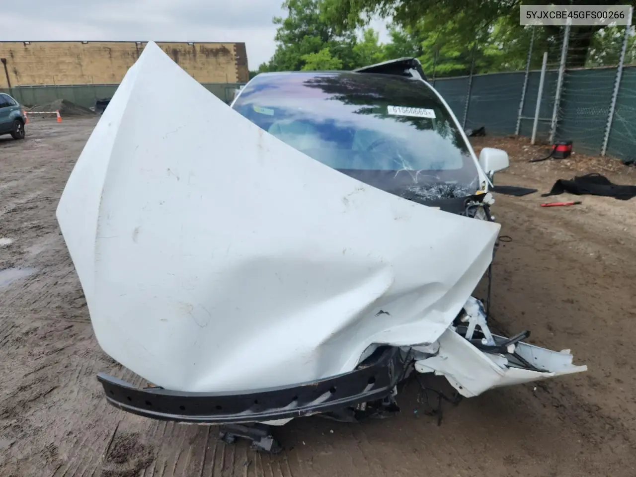 2016 Tesla Model X VIN: 5YJXCBE45GFS00266 Lot: 61566665