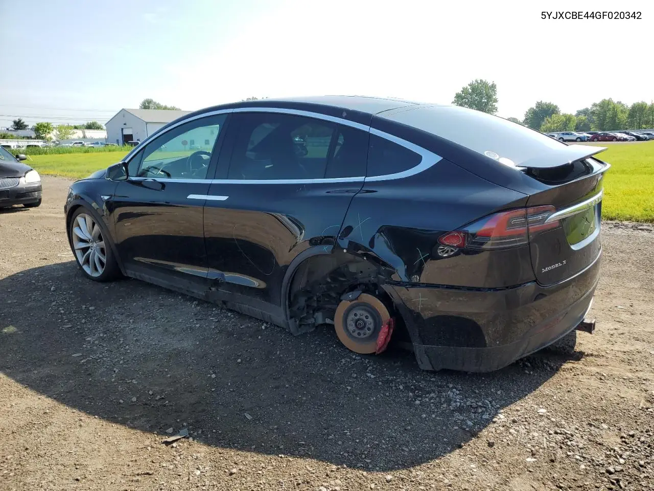 2016 Tesla Model X VIN: 5YJXCBE44GF020342 Lot: 61719085