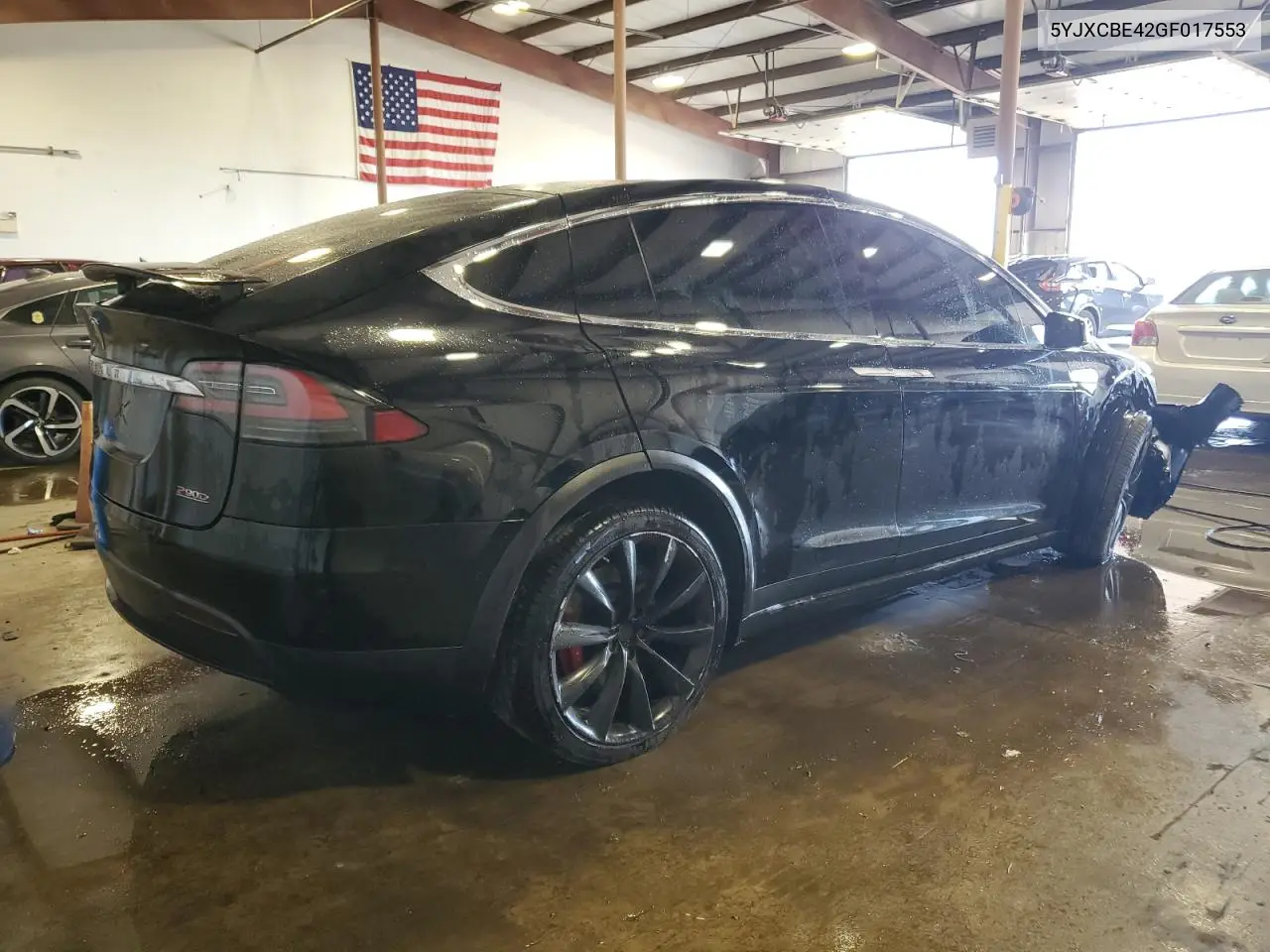 2016 Tesla Model X VIN: 5YJXCBE42GF017553 Lot: 62126325