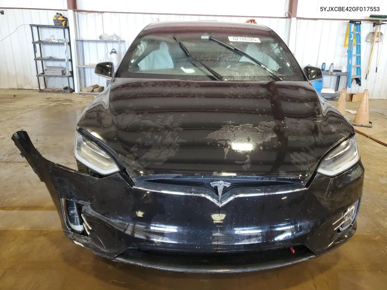 2016 Tesla Model X VIN: 5YJXCBE42GF017553 Lot: 62126325