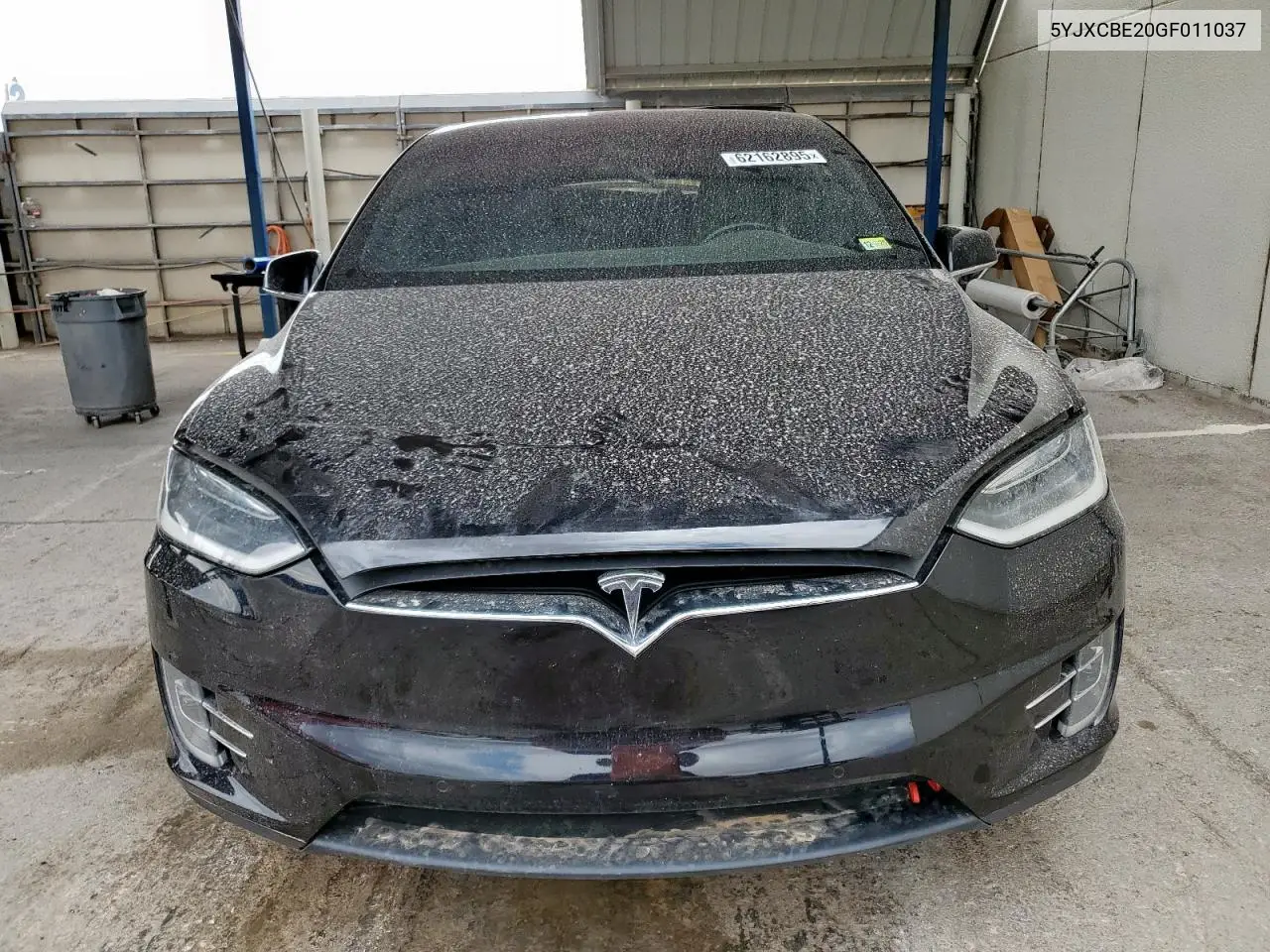 2016 Tesla Model X VIN: 5YJXCBE20GF011037 Lot: 62162895