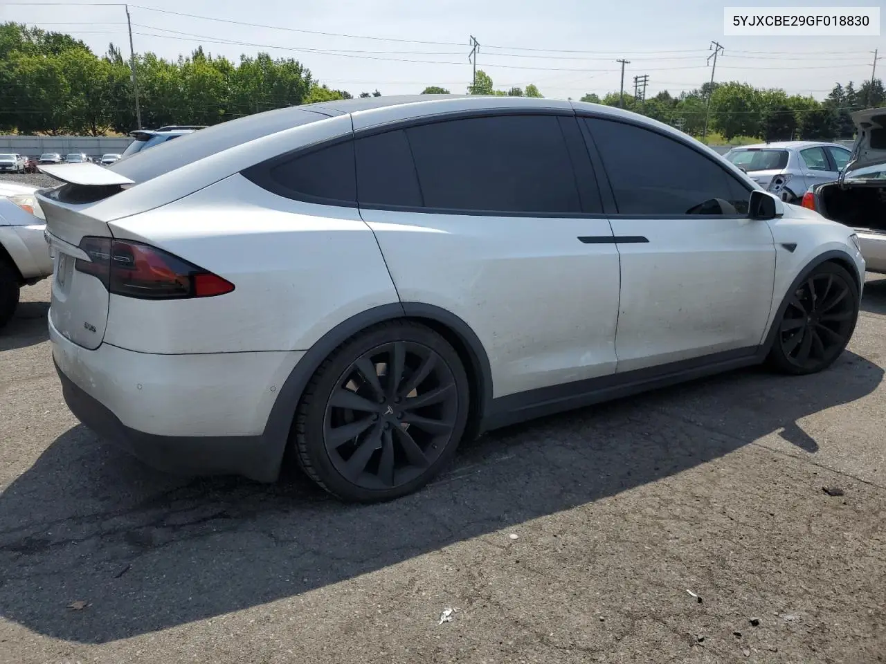 2016 Tesla Model X VIN: 5YJXCBE29GF018830 Lot: 62236505