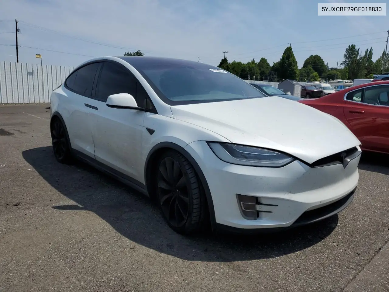 2016 Tesla Model X VIN: 5YJXCBE29GF018830 Lot: 62236505