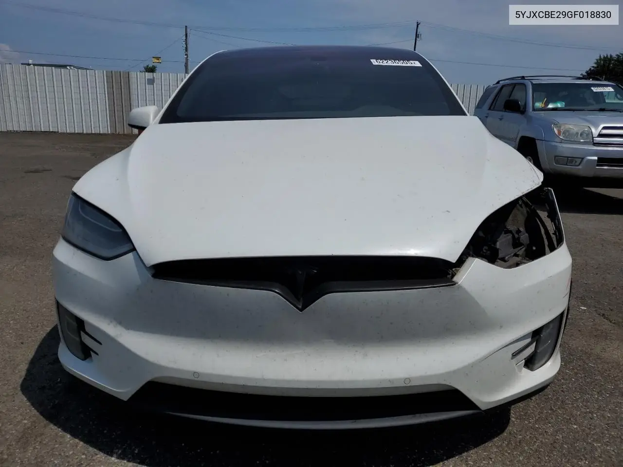 2016 Tesla Model X VIN: 5YJXCBE29GF018830 Lot: 62236505