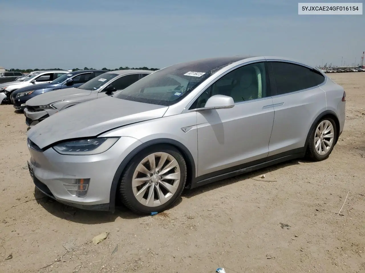 2016 Tesla Model X VIN: 5YJXCAE24GF016154 Lot: 63116415