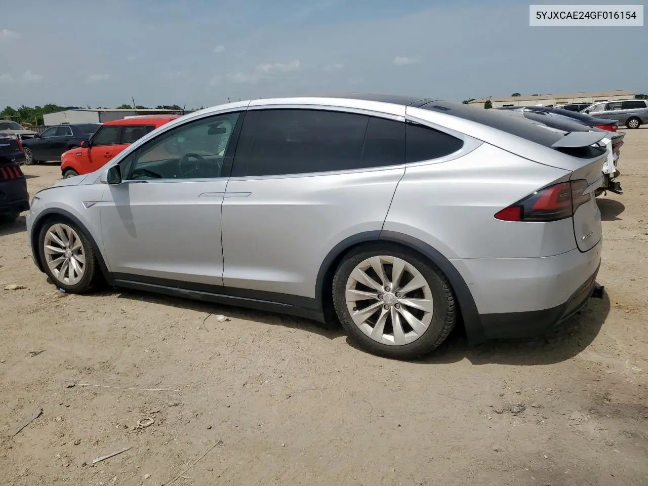 2016 Tesla Model X VIN: 5YJXCAE24GF016154 Lot: 63116415