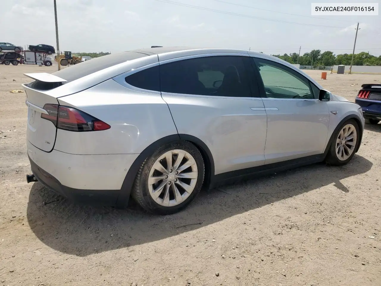 2016 Tesla Model X VIN: 5YJXCAE24GF016154 Lot: 63116415