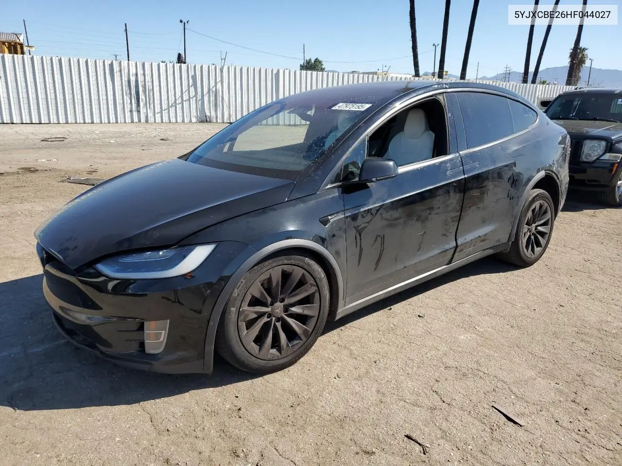 2017 Tesla Model X VIN: 5YJXCBE26HF044027 Lot: 47975195