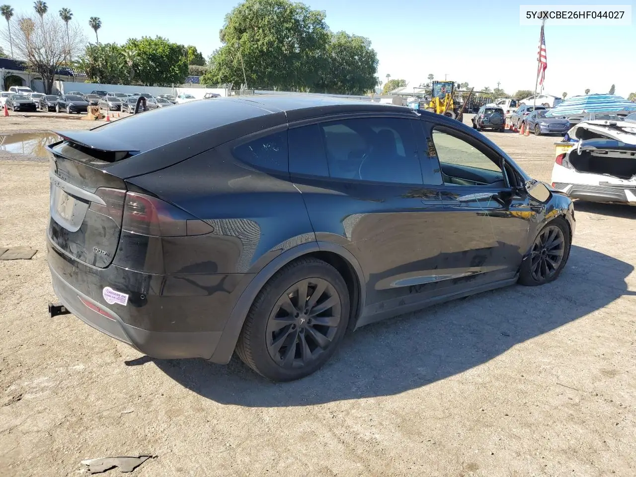 2017 Tesla Model X VIN: 5YJXCBE26HF044027 Lot: 47975195