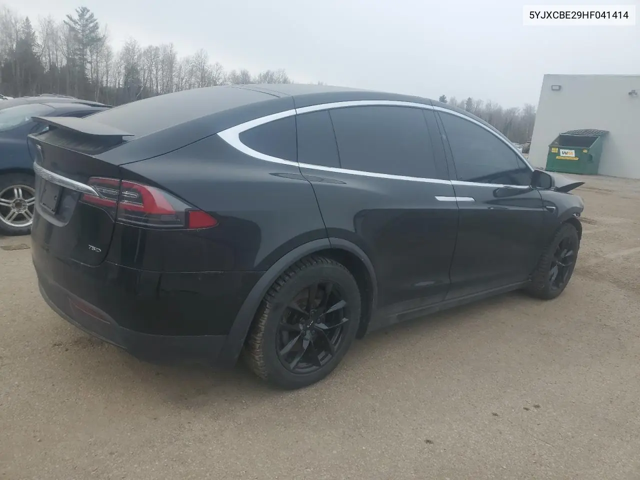 2017 Tesla Model X VIN: 5YJXCBE29HF041414 Lot: 48768455