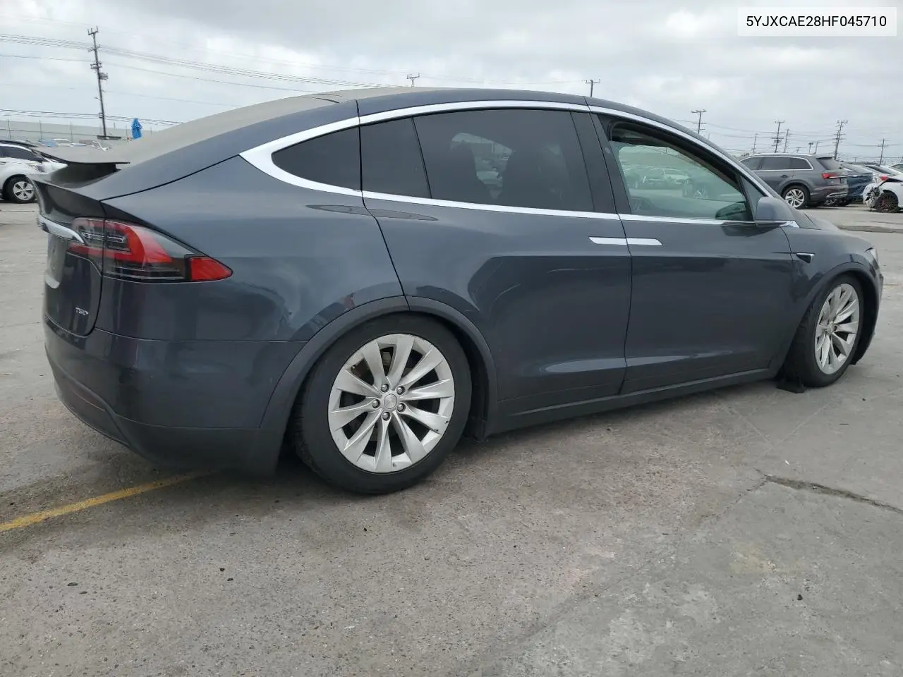 2017 Tesla Model X VIN: 5YJXCAE28HF045710 Lot: 55360105