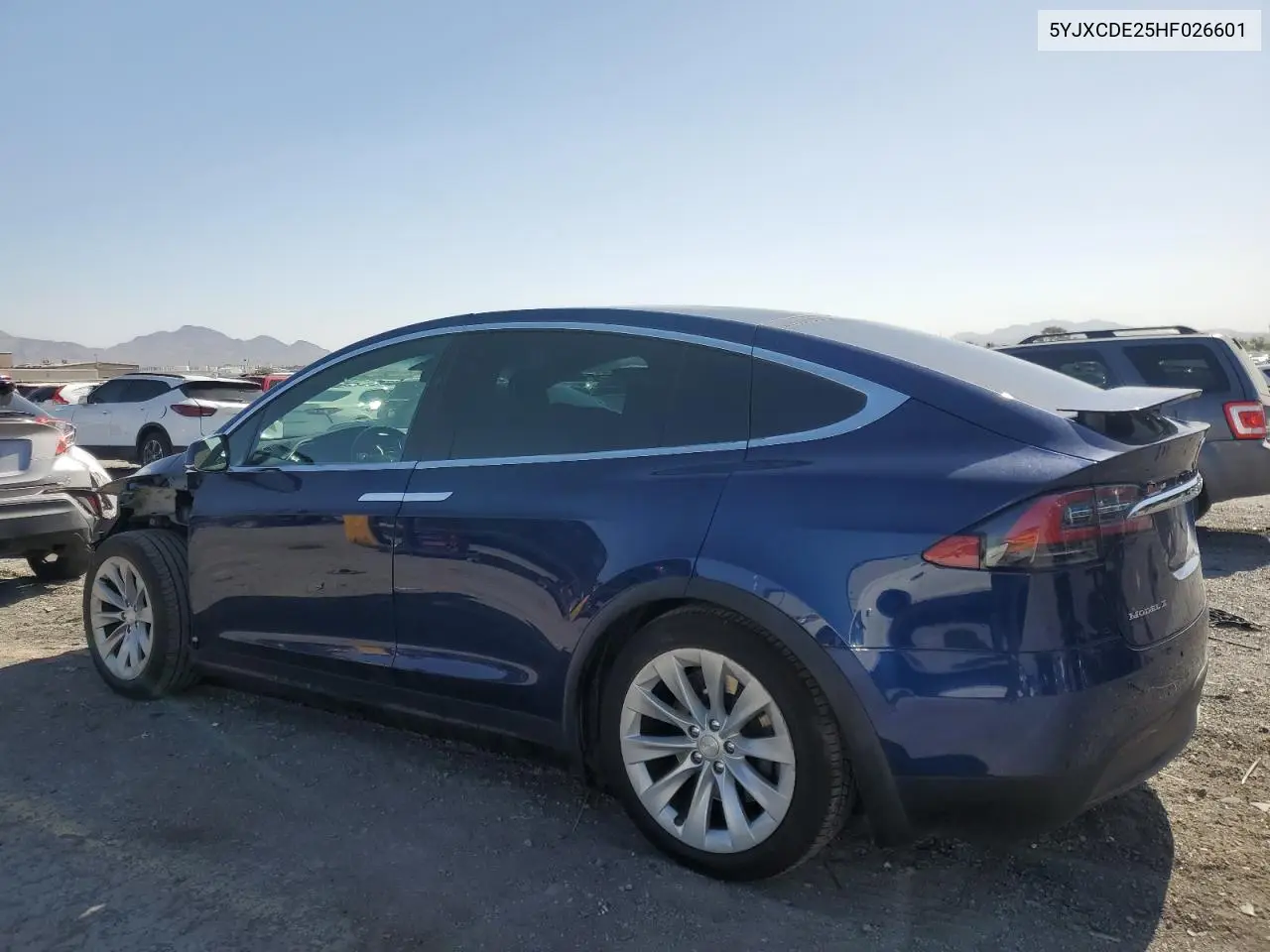 2017 Tesla Model X VIN: 5YJXCDE25HF026601 Lot: 55817135