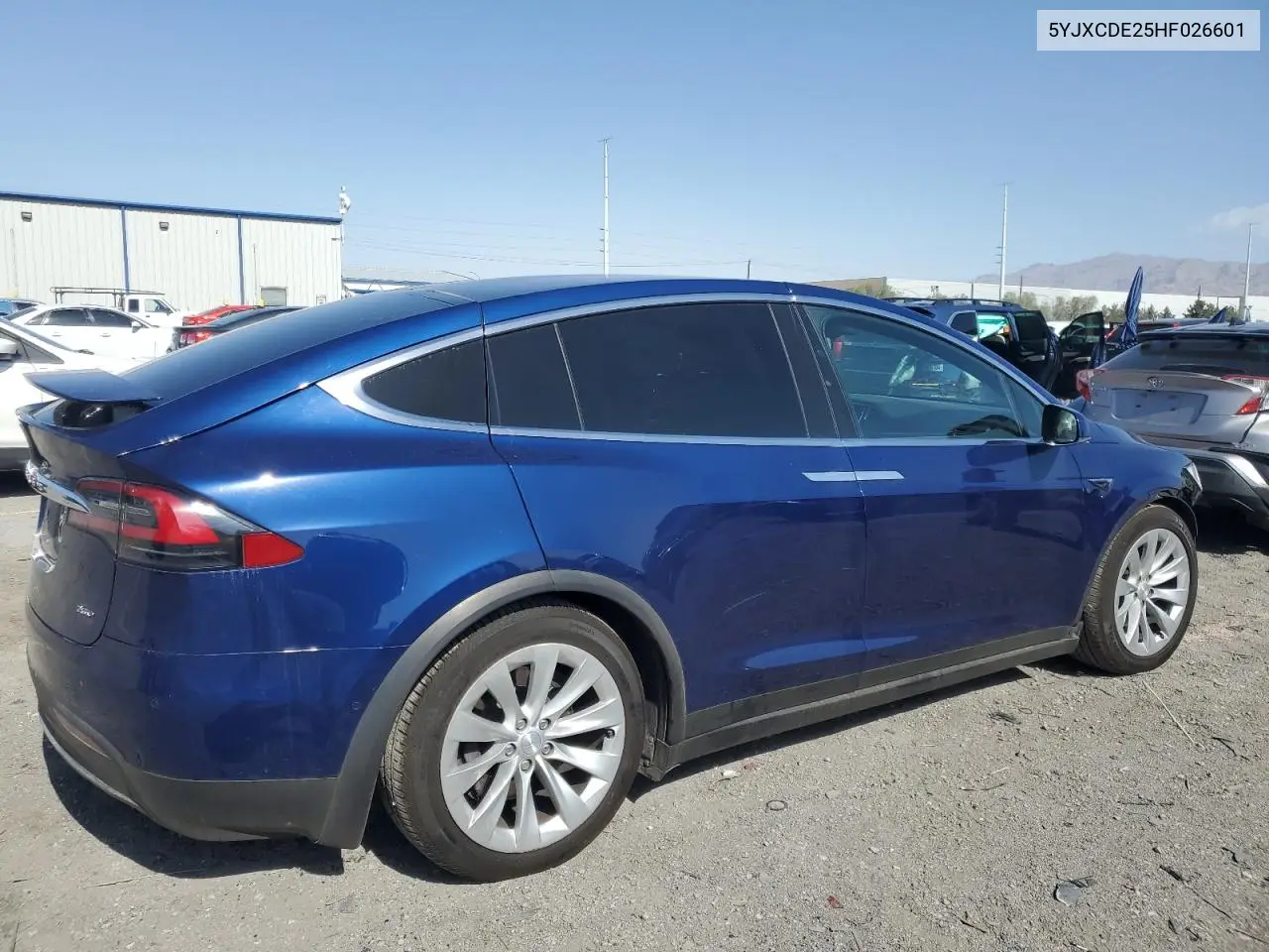 2017 Tesla Model X VIN: 5YJXCDE25HF026601 Lot: 55817135