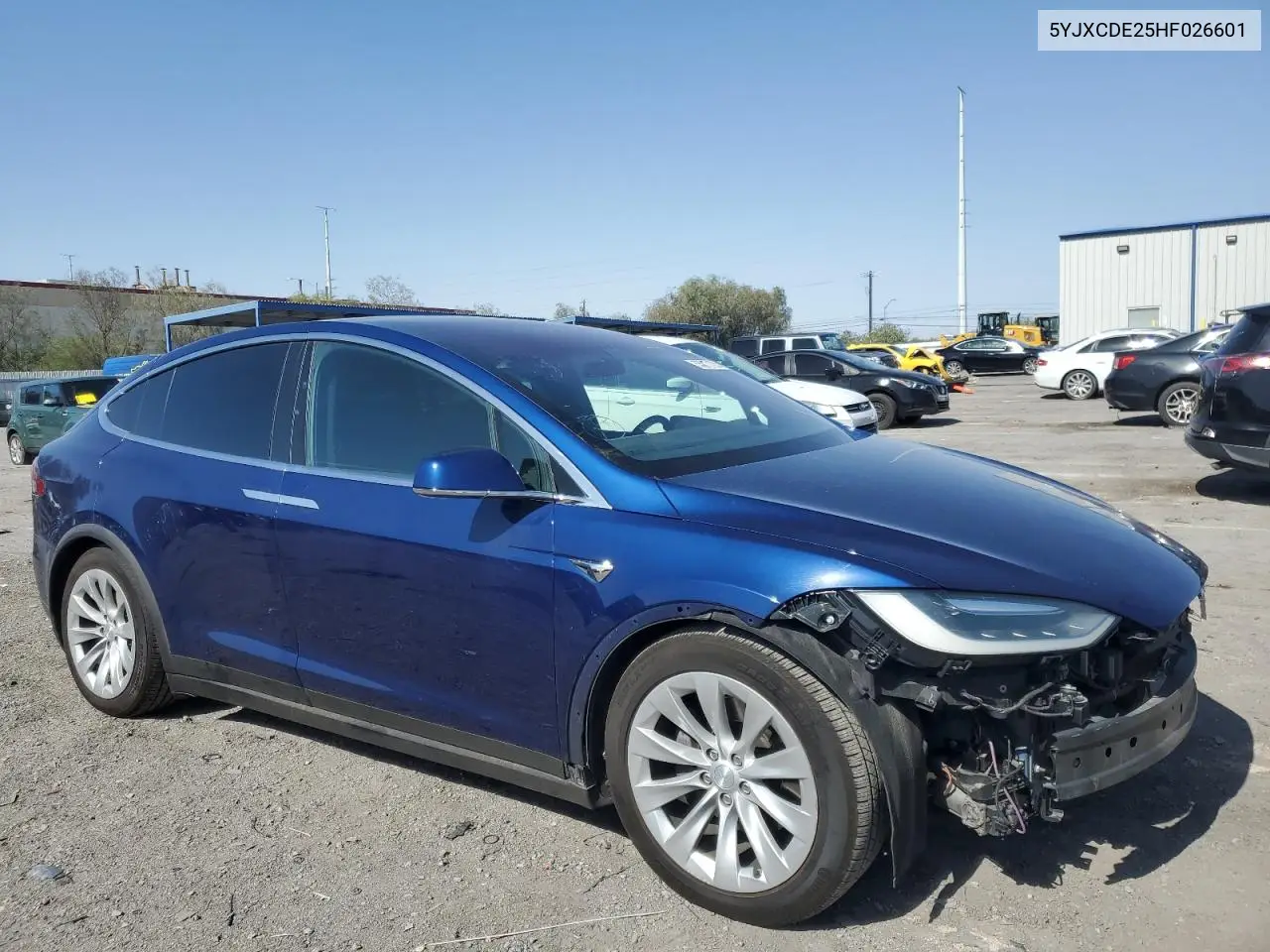 2017 Tesla Model X VIN: 5YJXCDE25HF026601 Lot: 55817135