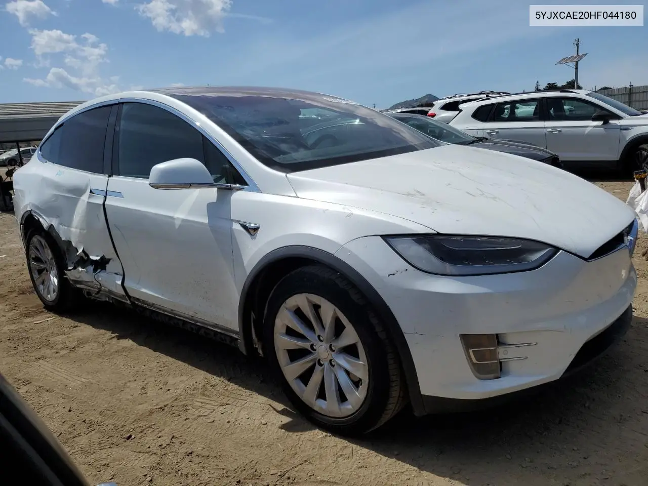 2017 Tesla Model X VIN: 5YJXCAE20HF044180 Lot: 56961055