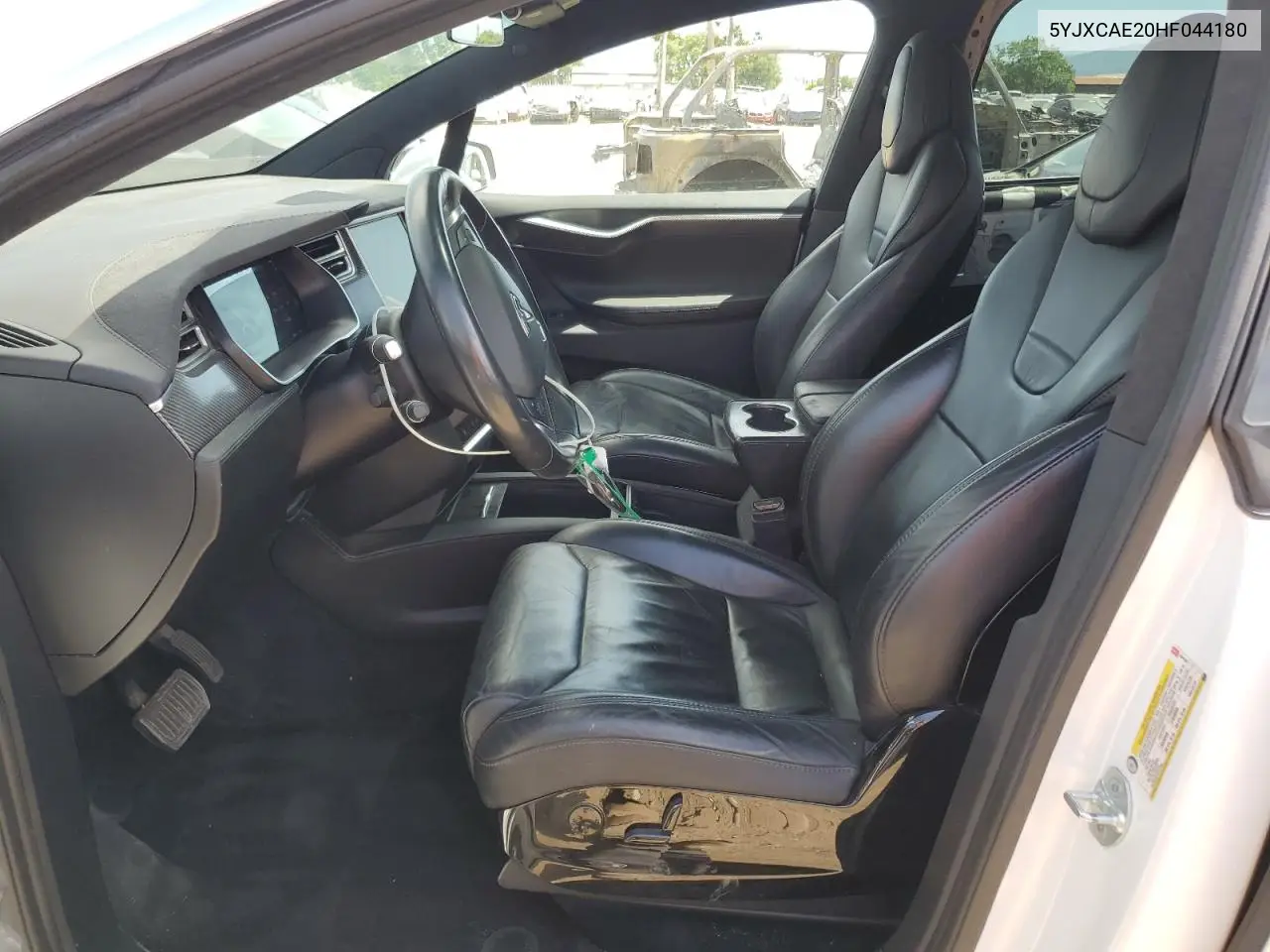 2017 Tesla Model X VIN: 5YJXCAE20HF044180 Lot: 56961055