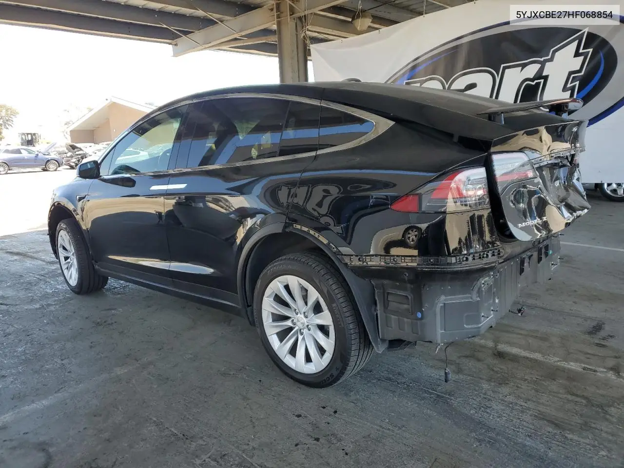 2017 Tesla Model X VIN: 5YJXCBE27HF068854 Lot: 60812335