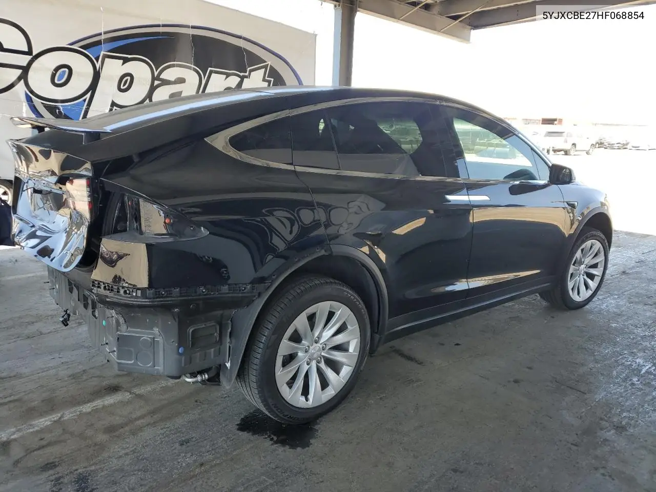 2017 Tesla Model X VIN: 5YJXCBE27HF068854 Lot: 60812335