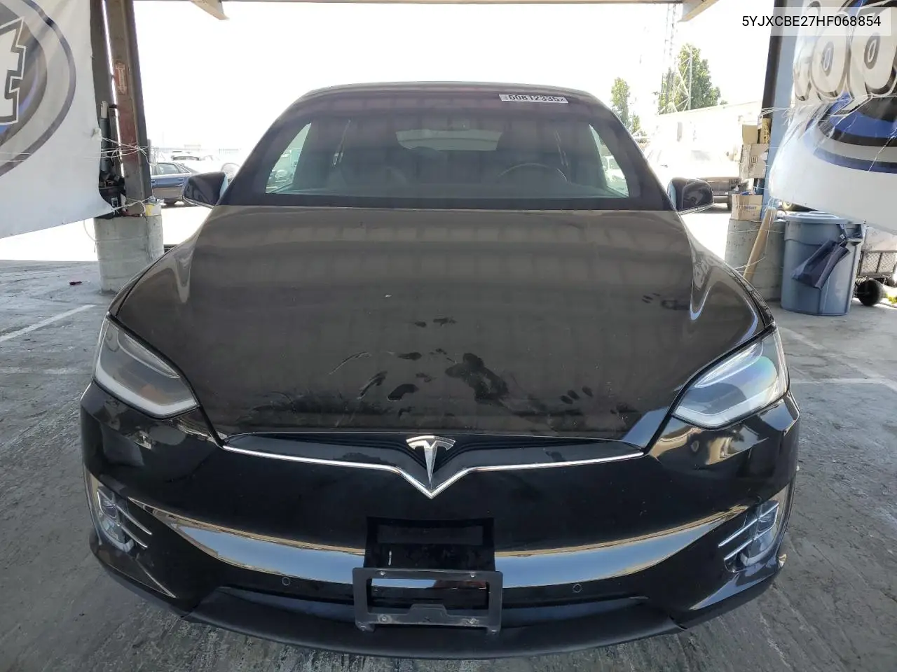 2017 Tesla Model X VIN: 5YJXCBE27HF068854 Lot: 60812335