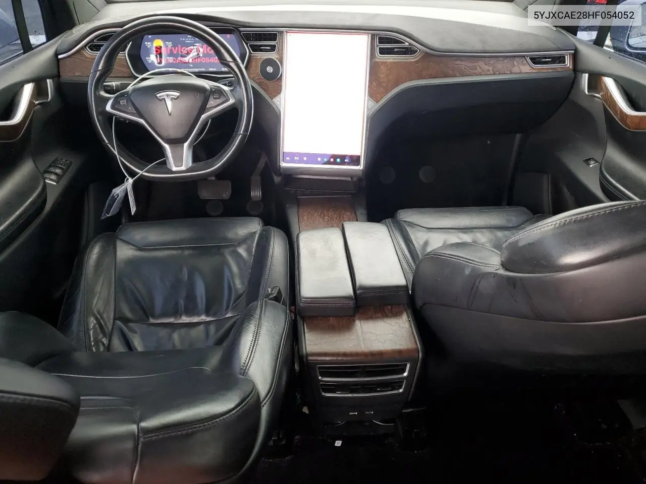 2017 Tesla Model X VIN: 5YJXCAE28HF054052 Lot: 63107325