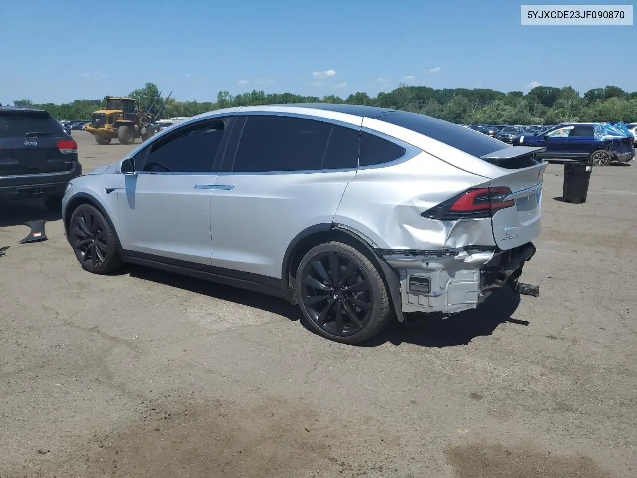2018 Tesla Model X VIN: 5YJXCDE23JF090870 Lot: 60727355