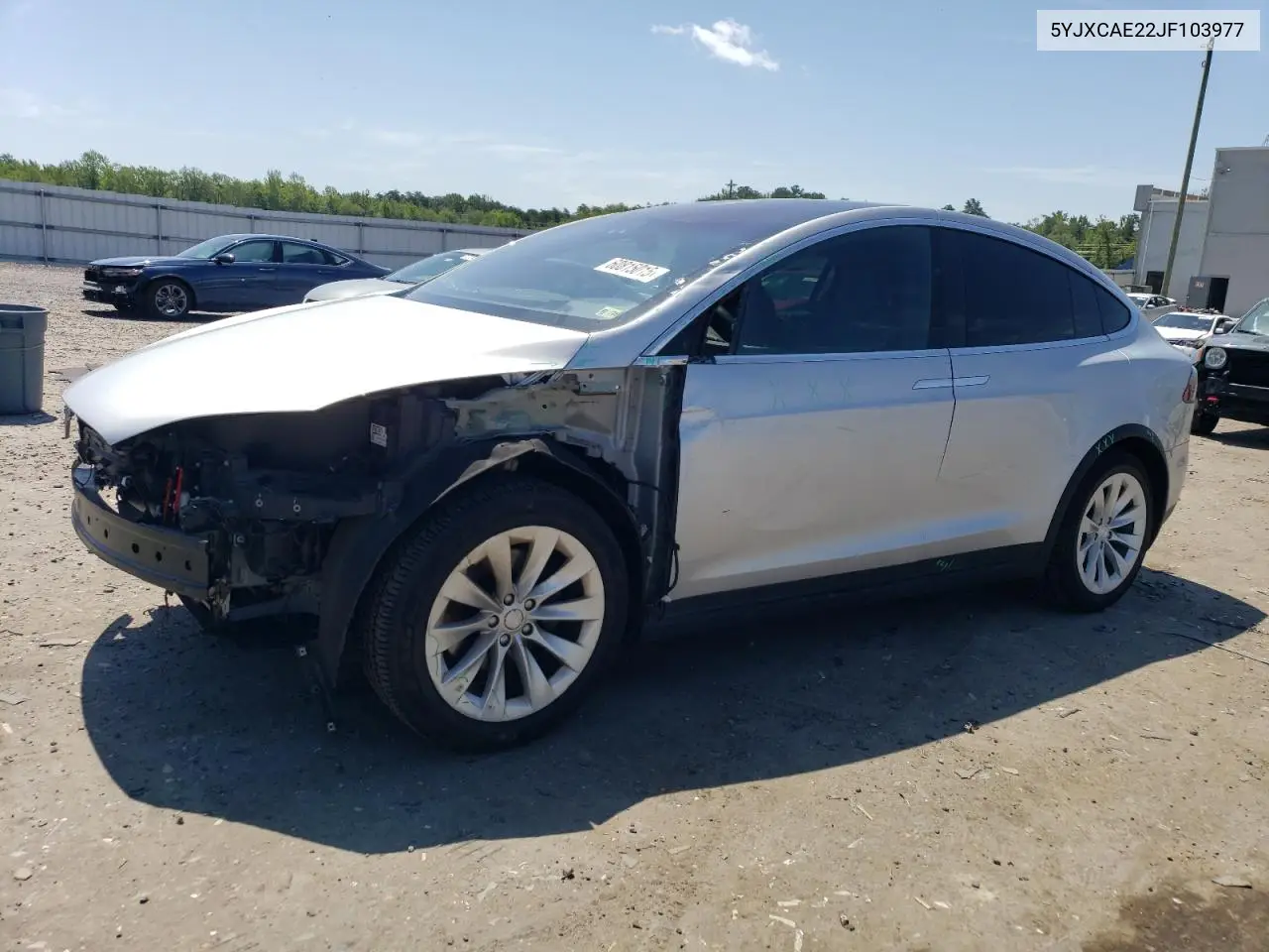 2018 Tesla Model X VIN: 5YJXCAE22JF103977 Lot: 60815015