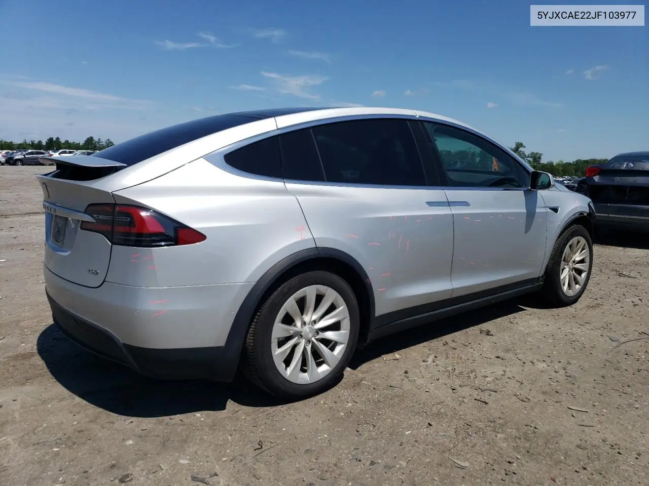 2018 Tesla Model X VIN: 5YJXCAE22JF103977 Lot: 60815015