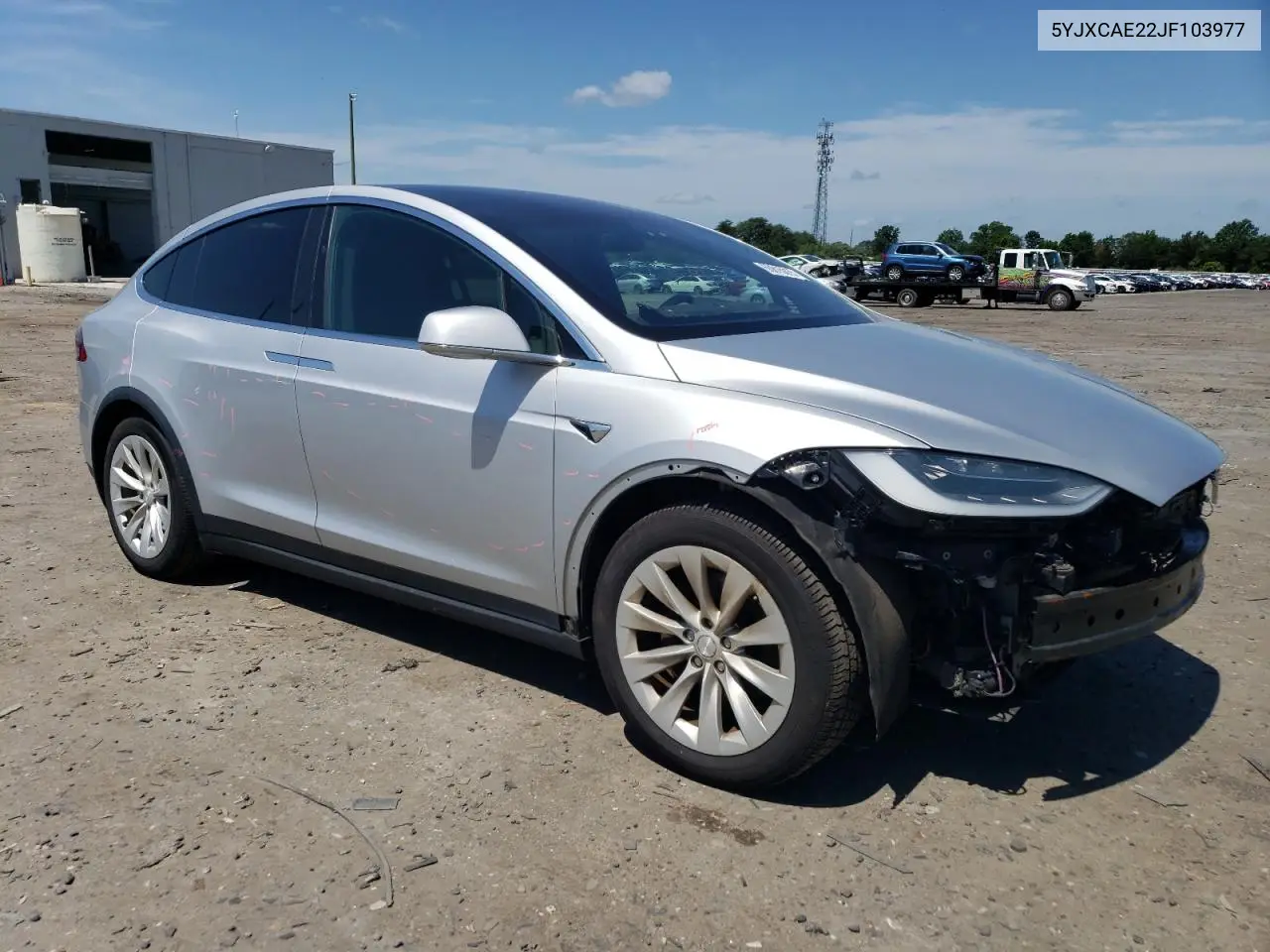 2018 Tesla Model X VIN: 5YJXCAE22JF103977 Lot: 60815015