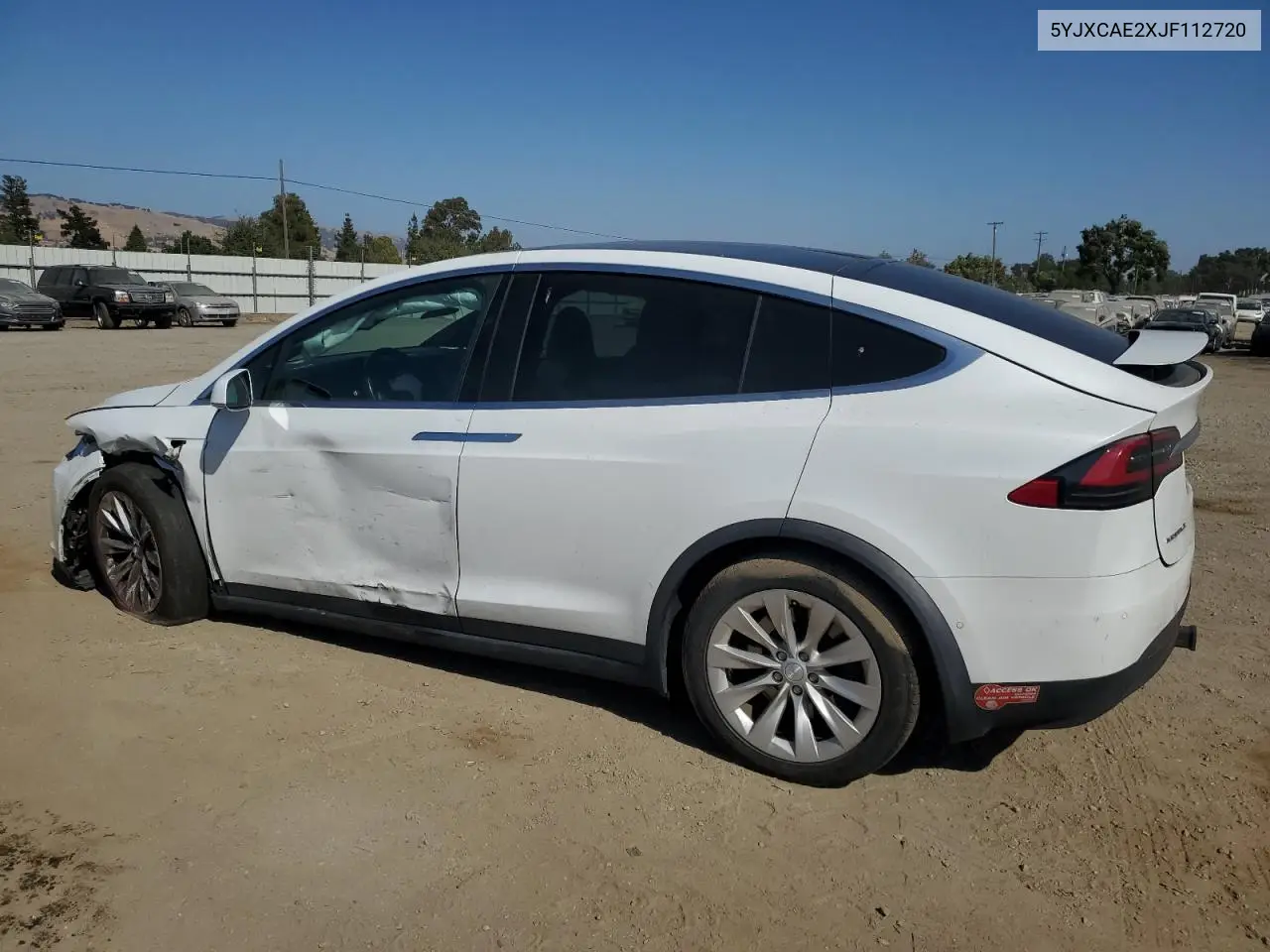 2018 Tesla Model X VIN: 5YJXCAE2XJF112720 Lot: 61868085