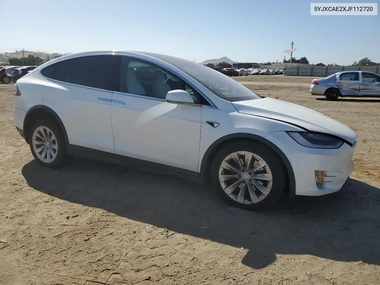 2018 Tesla Model X VIN: 5YJXCAE2XJF112720 Lot: 61868085