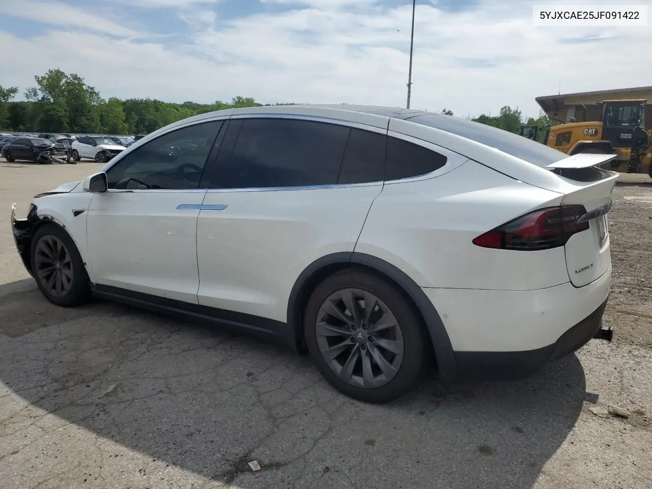 2018 Tesla Model X VIN: 5YJXCAE25JF091422 Lot: 62355195