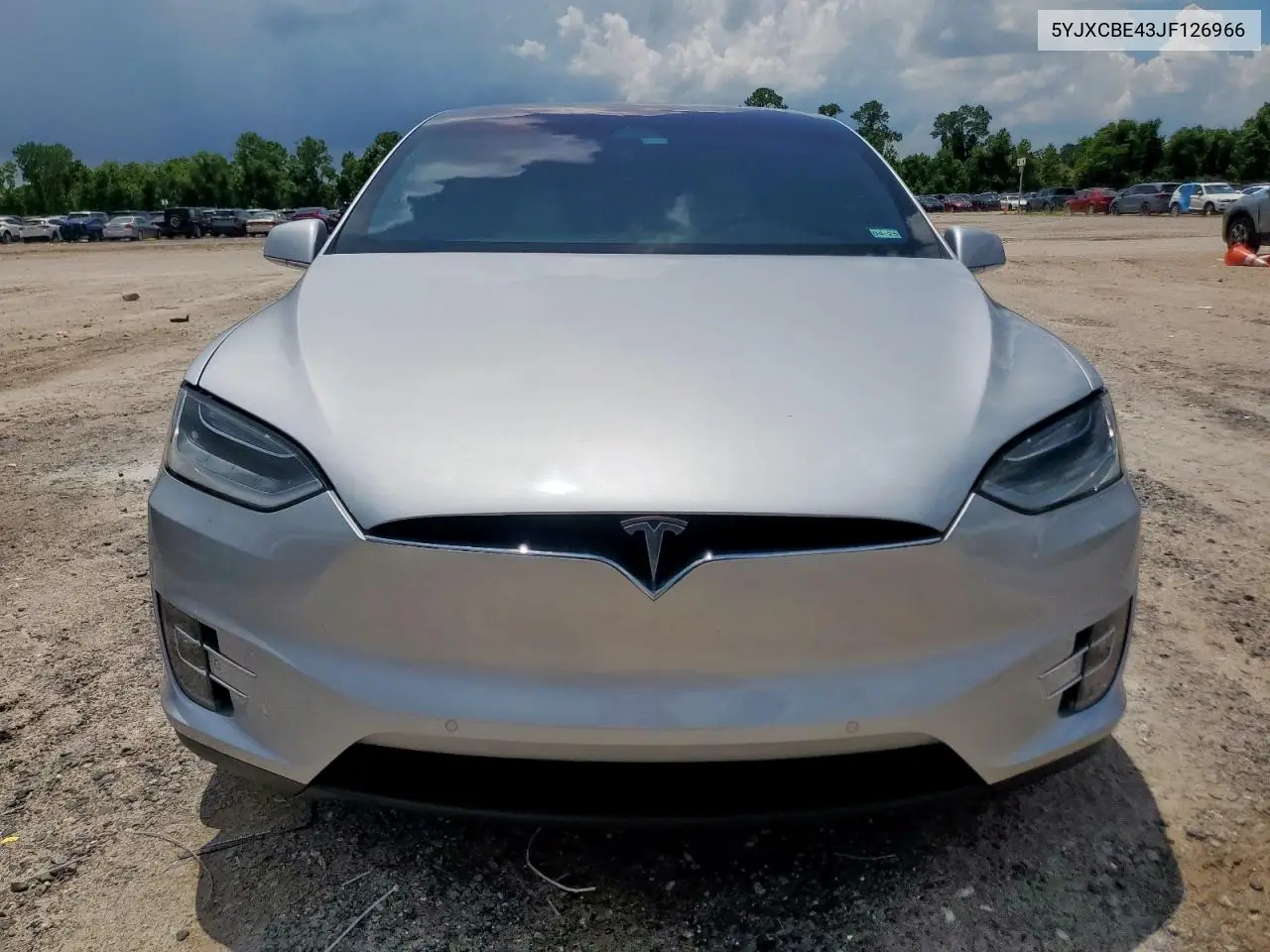 2018 Tesla Model X VIN: 5YJXCBE43JF126966 Lot: 62711405
