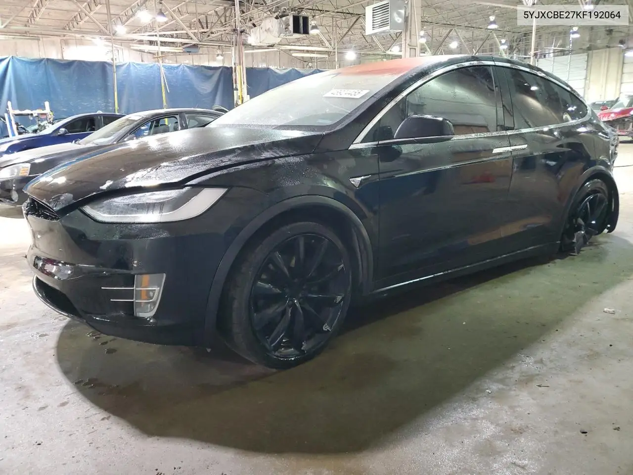2019 Tesla Model X VIN: 5YJXCBE27KF192064 Lot: 48924455