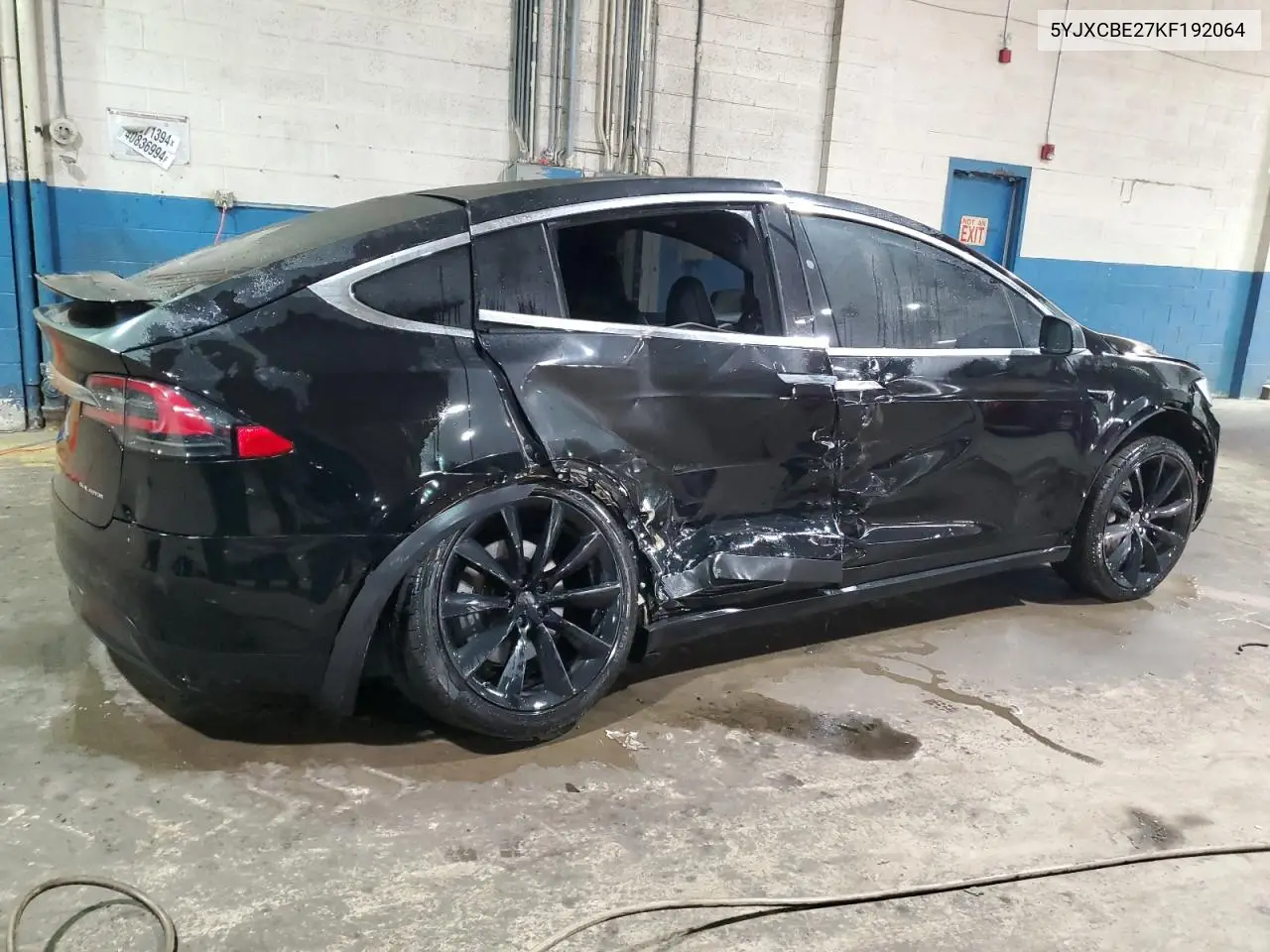 2019 Tesla Model X VIN: 5YJXCBE27KF192064 Lot: 48924455