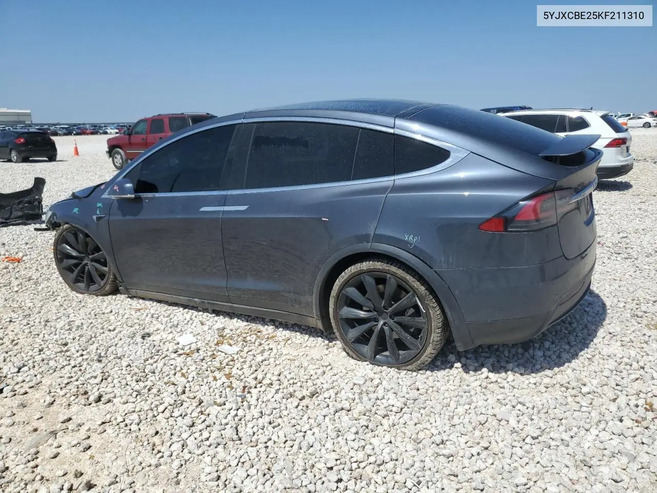 2019 Tesla Model X VIN: 5YJXCBE25KF211310 Lot: 49853035